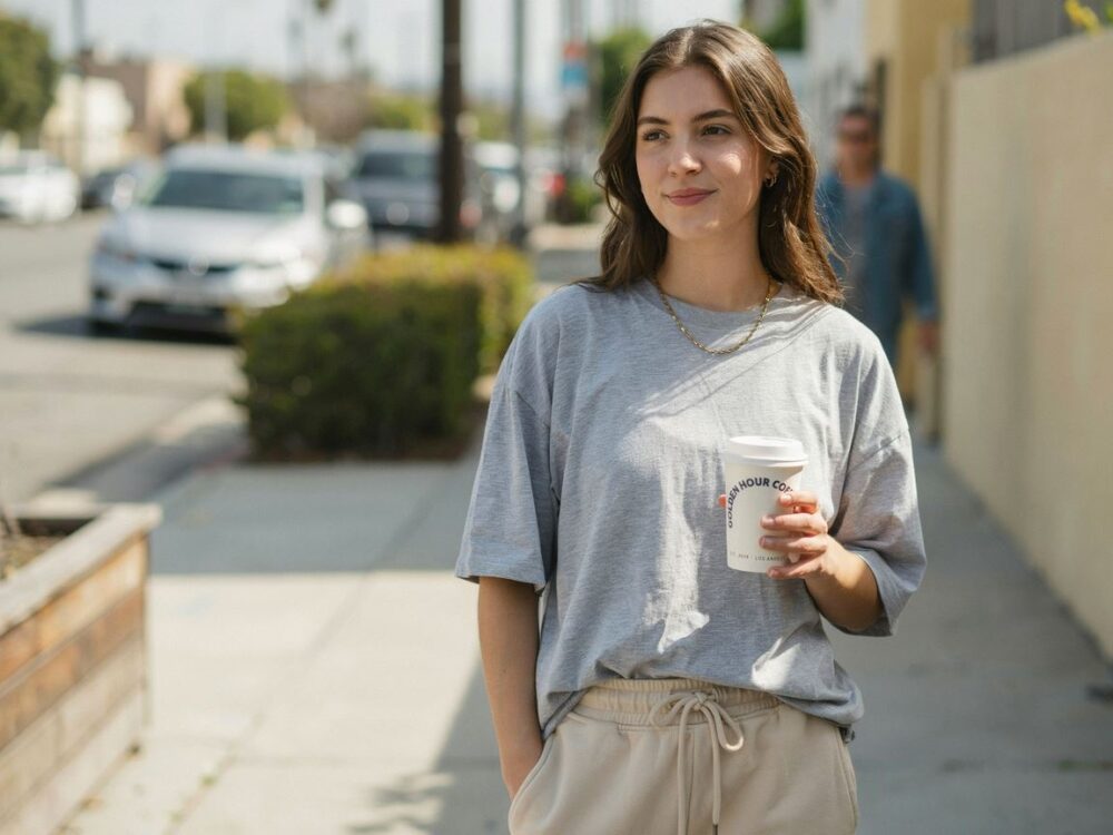dres California na modelu