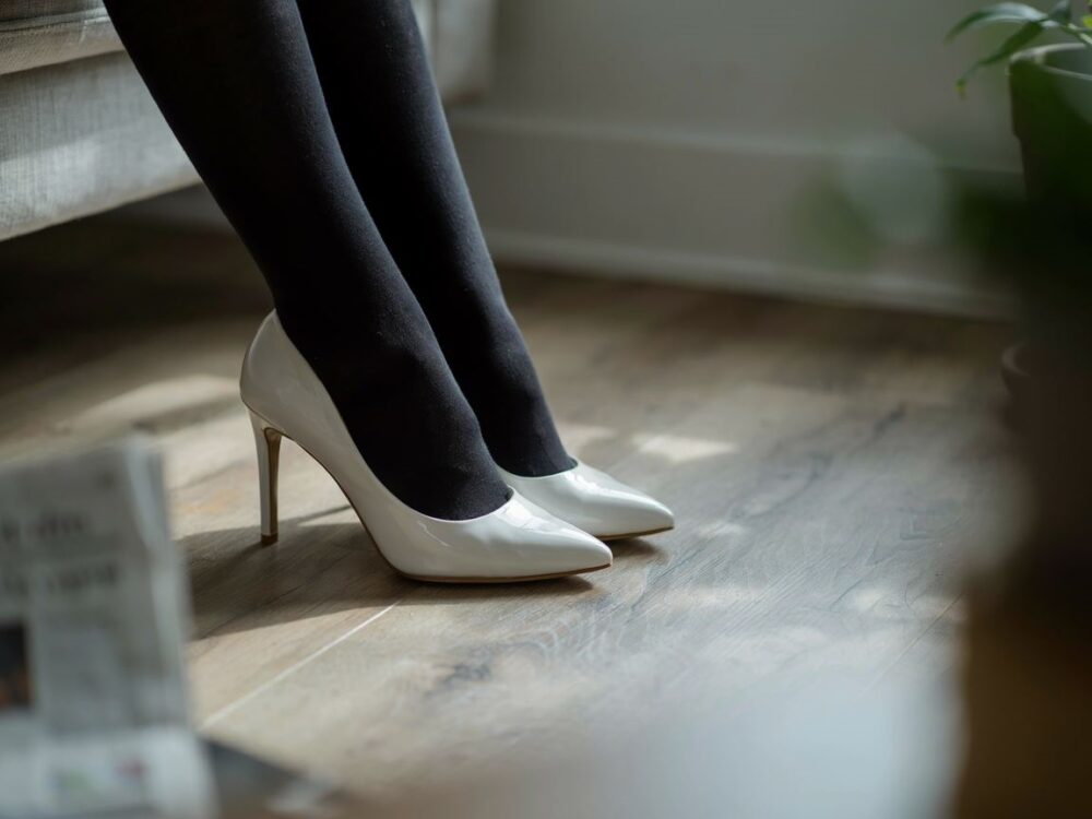 jasne buty damskie