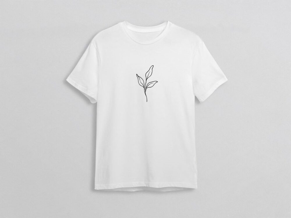T-shirt z minimalistycznym nadrukiem artystycznym jak wybrać i stylizować